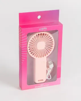 Pink Mini Handheld Fan