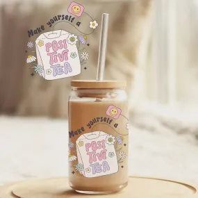 Positive Tea Glass Cup Set