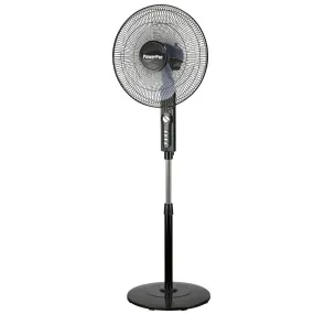 POWERPAC PPFS30 STAND FAN W/TIMER 16 INCH