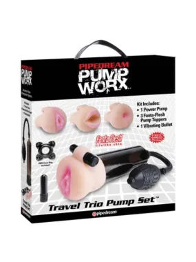 Pump Worx Travel Trio Pump Set