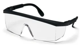 Pyramex SB410SR Integra Black-Ratchet Safety Glasses W/ Clear Lens (12 each)