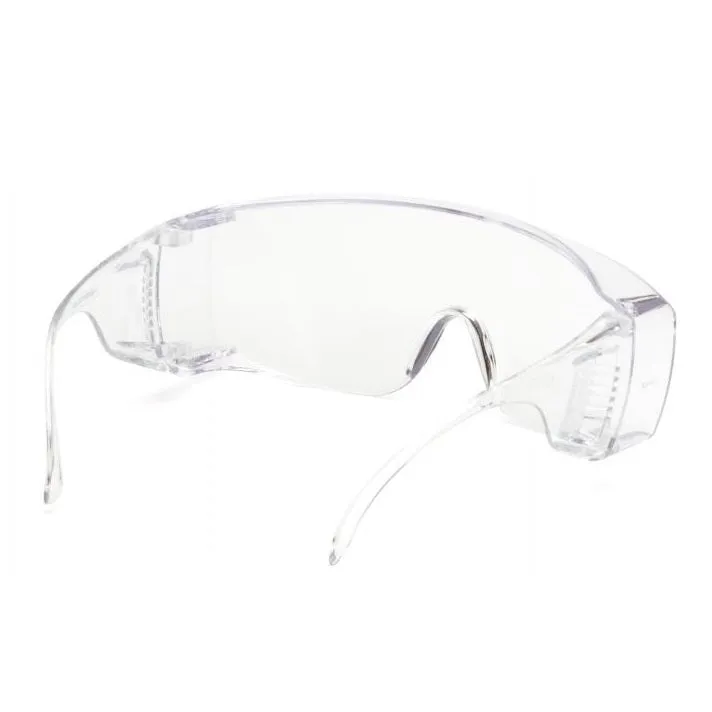 Pyramex Solo Jumbo Safety Glasses, Vented Temples, Clear Lens, S510SJ, 1 Pair