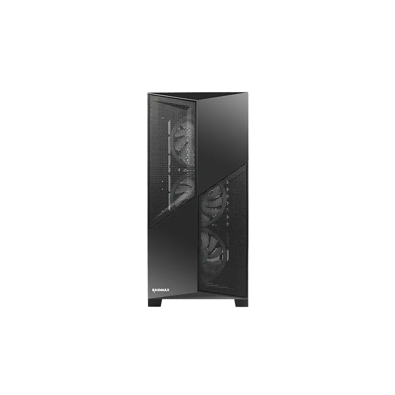 Raidmax X627Tbf Atx|Micro-Atx|Itx Argb Mid-Tower Gaming Chassis - Black