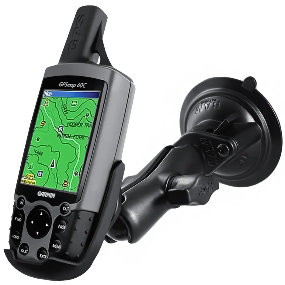 RAM® Twist-Lock™ Suction Cup Mount for Garmin Astro 220, GPS 60   More