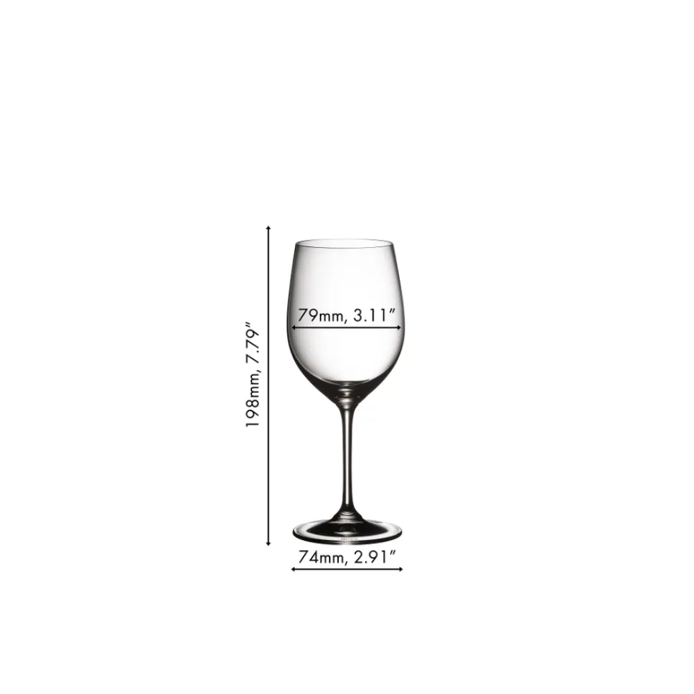 Riedel Veritas 4-piece set Crystal Viognier/Chardonnay Wine, 12.4-Oz