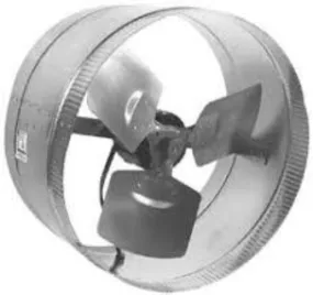 Rotom, T9-DB206C, T9-DB6, Exhaust fan 6'', 120V,250 CFM, with cable