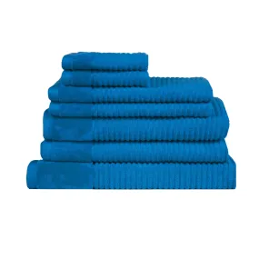 Royal Excellency 7 Piece Cotton Bath Towel Set - Teal