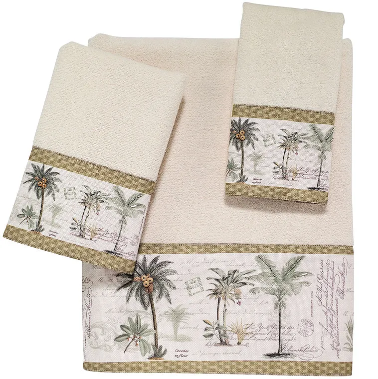 Royal Palm Velour Towel Set