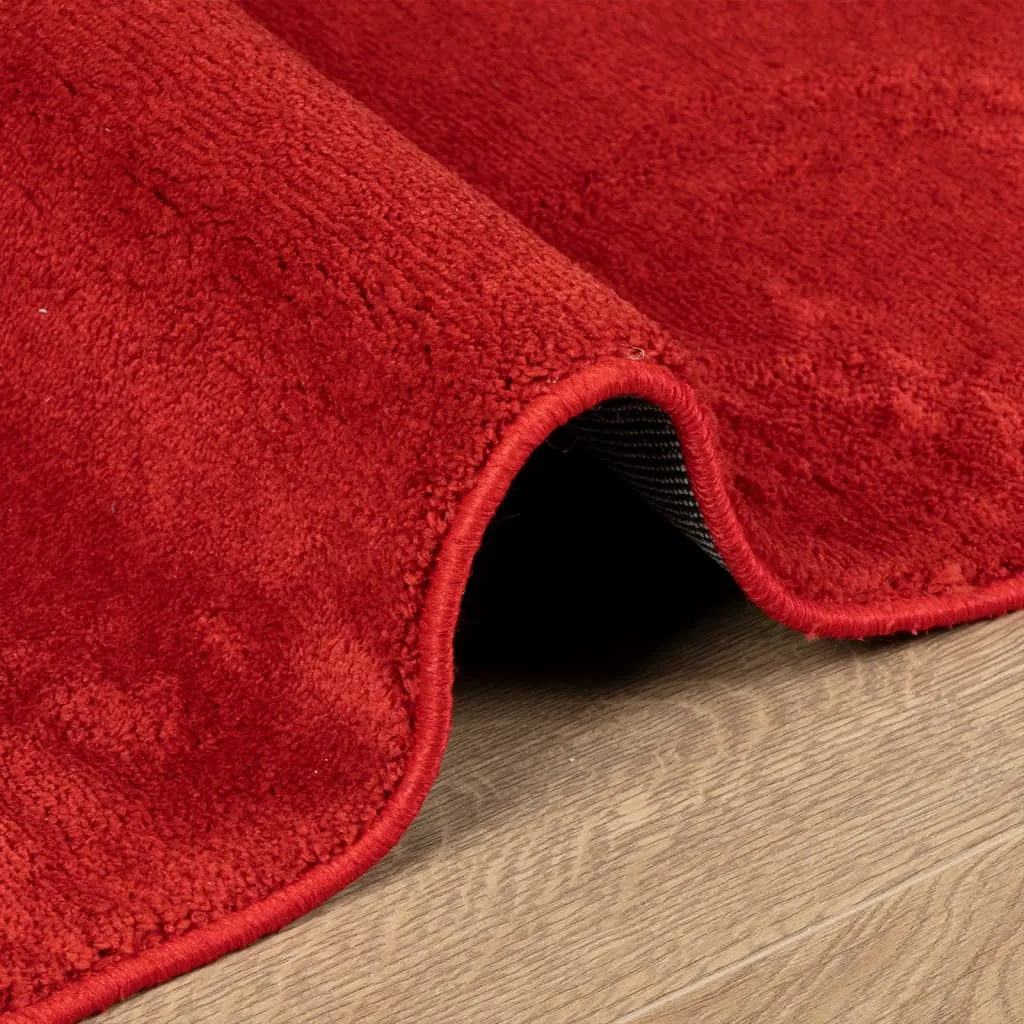 Rug OVIEDO Short Pile Red 240x340 cm