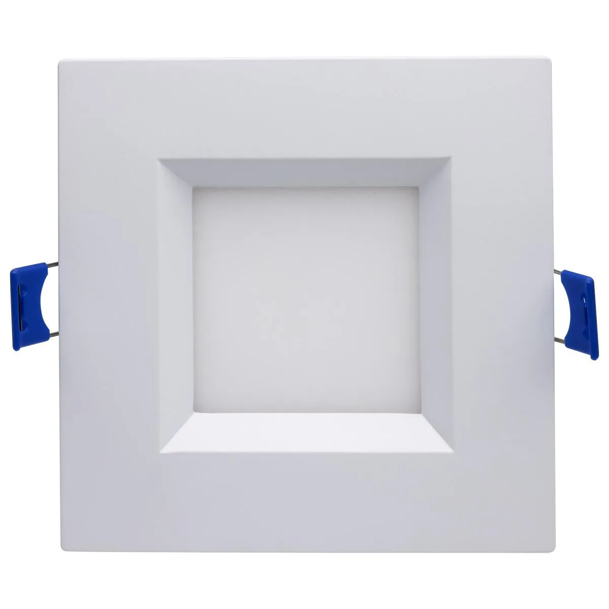 Satco S11873 15WLED/DW/6/CCT-SEL/SQ/RD/WH 6 Inch Square Regress Baffle LED Downlight CCT Selectable