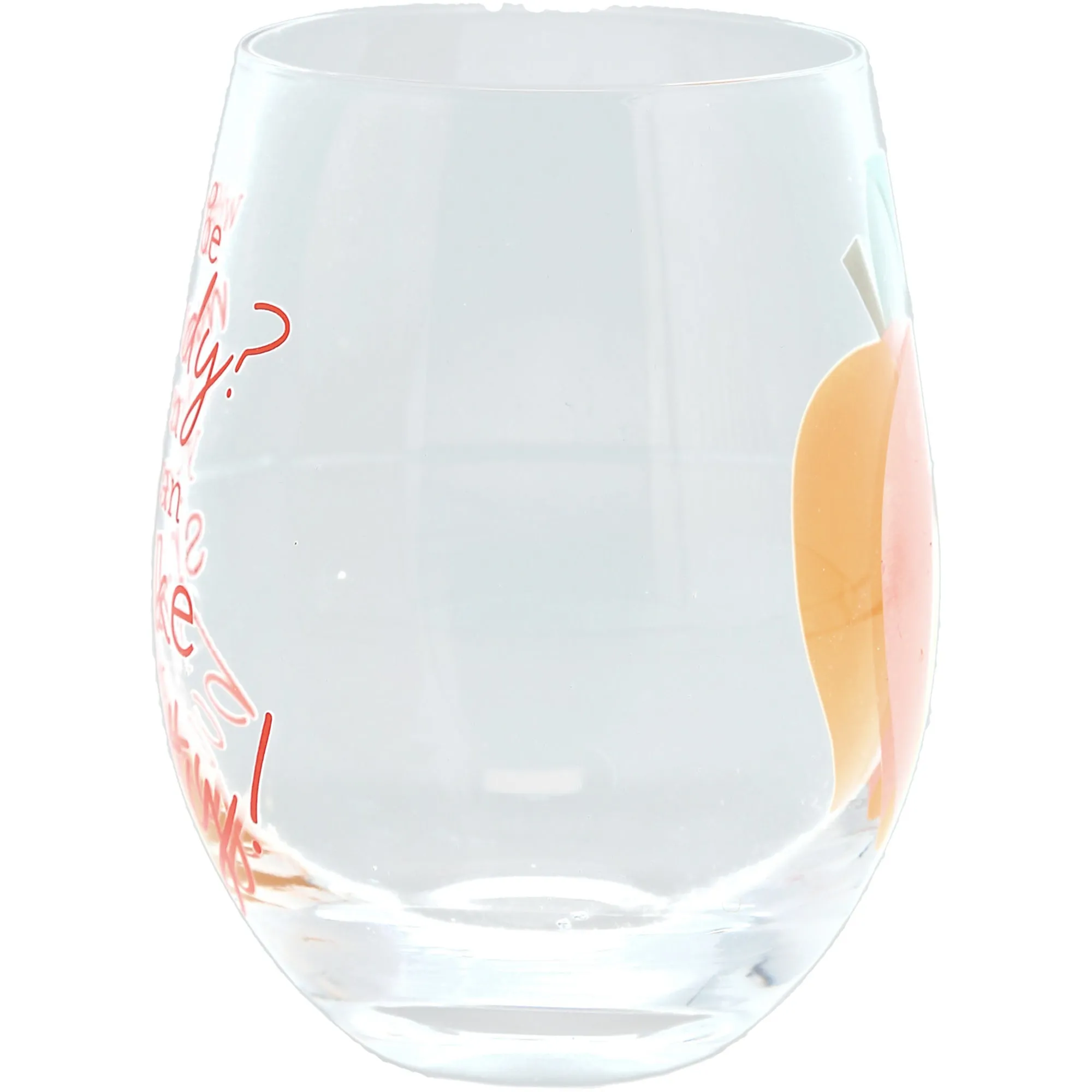 Shake Your Booty 18 oz Stemless Wine Glass