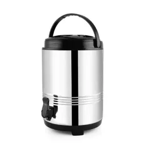 SNOWSTAR® Stainless Steel Insulated Water Jug I Thermosteel Carafe Stylish Leak-Proof Tap with Easy to Carry Handle I 5 Liter (Hot and Cold Upto 5-6 Hours)