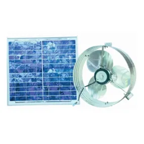 Solexx | Solar Greenhouse Exhaust Fan with Louver Kit