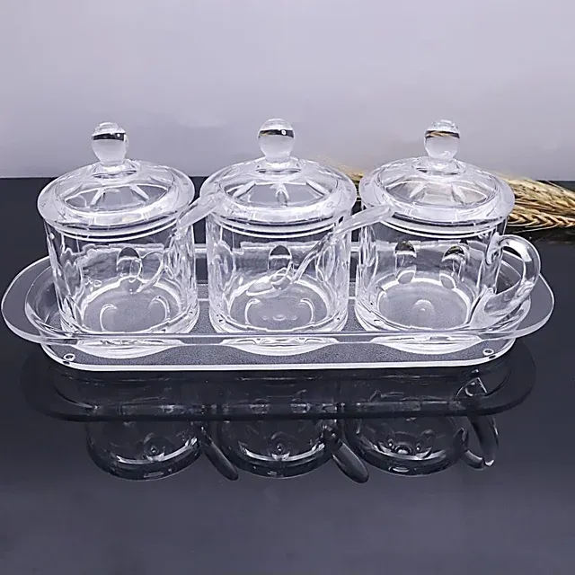 Spice Jars With Tray