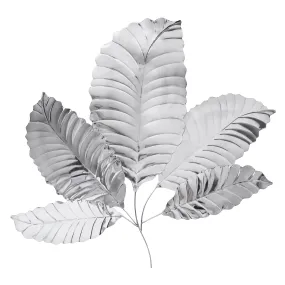 Stainless Steel Leaf Wall Decor.