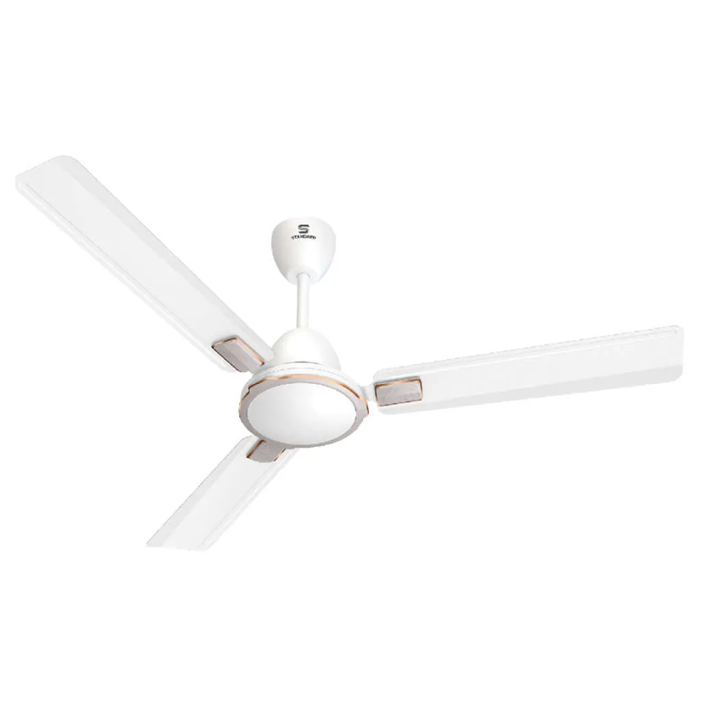 Standard Keya BLDC Ceiling Fan 1200mm White Grey Chrome FSCKE5SGRY48