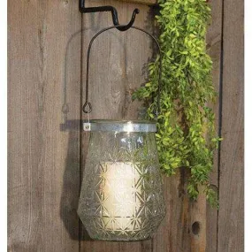 Starburst Cut Glass Lantern