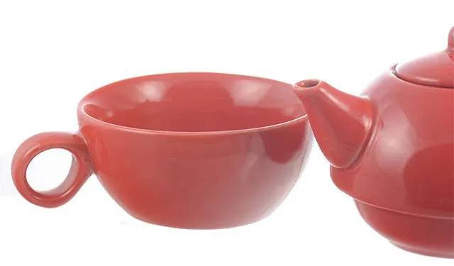 Teapot: 1 Cup Tea 4 Me Teapot - Red, 286ml/9.7 fl. oz