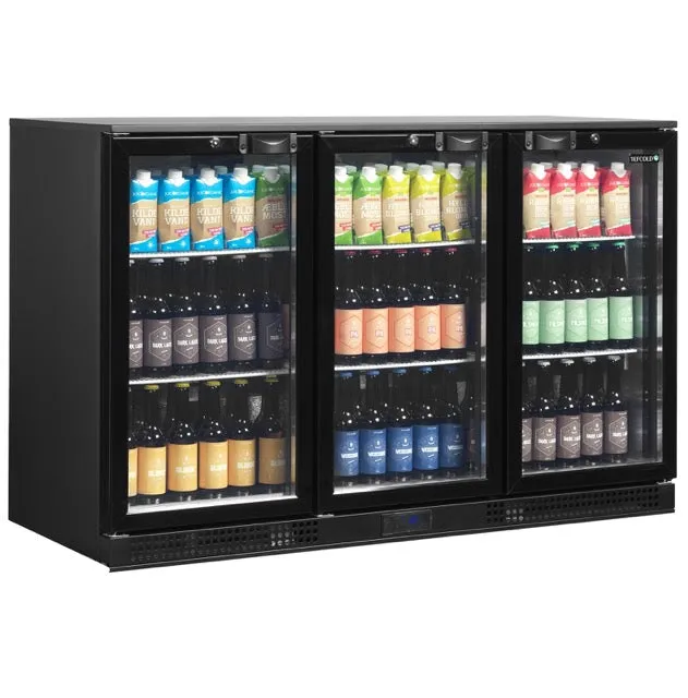 Tefcold Triple Door Bottle Cooler Hinged Doors - DB301H