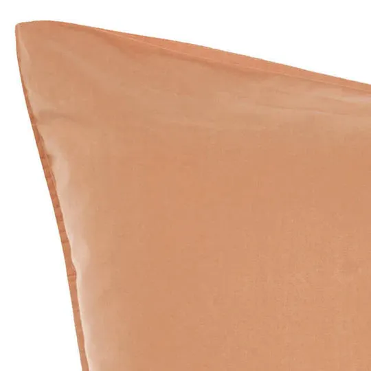 Terra Organic Cotton CARAMEL European Pillowcase by Linen House