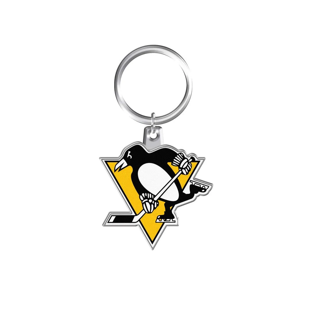 The Sports Vault NHL Pittsburgh Penguins Logo Keychain