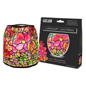 Tiffany Pink Peony Luminary Set