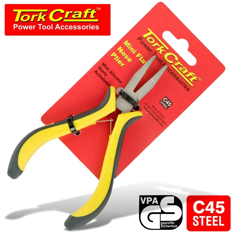 TORK CRAFT PLIER FLAT NOSE 120MM TC596120