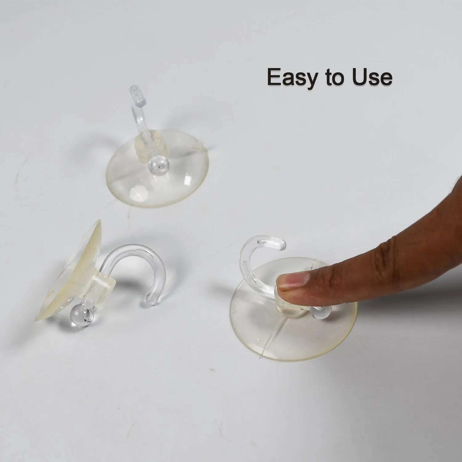 Transparent Rubber Vacuum Sucker Hooks Hanger Strong Suction Cup Bathroom Kitchen Window Wall Accessorie.