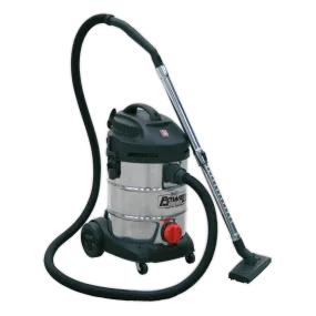 Vacuum Cleaner Industrial 30L 1400W/230V Stainless Drum