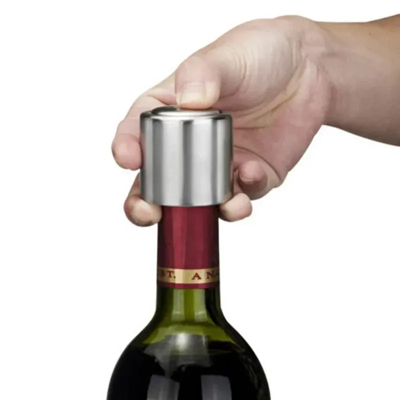 Vacuum Stainless Steel Wine Bottle Stopper