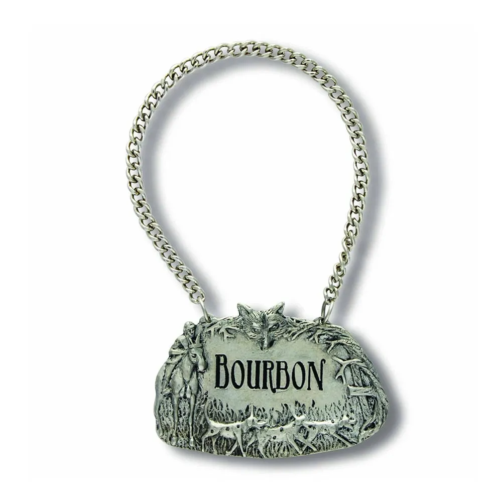 Vagabond House Pewter Hunt Decanter Tags