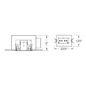 WAC MT-5LD225H 2-lt Tesla LED Multiple Spot Housing