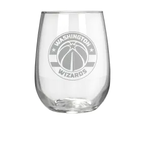 Washington Wizards 17 oz. Stemless Wine Glass