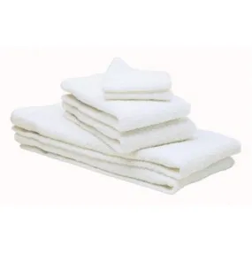 White Cotton/Poly Bath Towels - Premium Grade