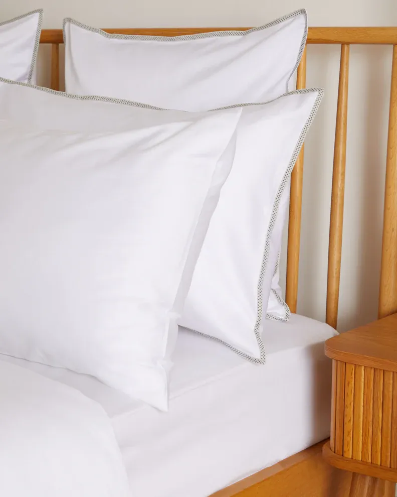 White Sateen Pillowcase Set