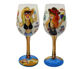 Wine Glass Sea La Vie